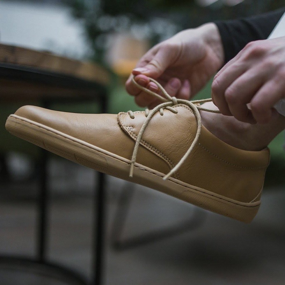 Полуботинки Barefoot Be Lenka Cityscape бежевые